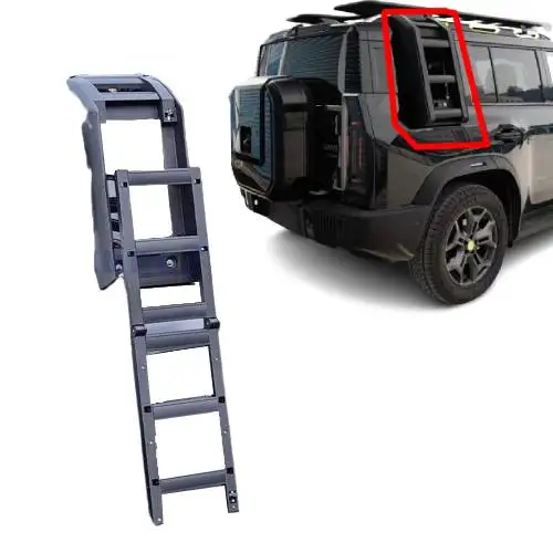 car accessories ALUMINUM  FOLDING LADDER FOR JETOUR TRAVELER 2023 2024