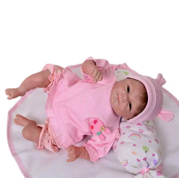 Poupee Nouveau Ne Realiste En Vinyle Silicone Similaire A La Vie Reelle En Robe Rose Mignonne Bebe Reborn 55 Cm 42cm Buy Bebe Reborn Realiste Poupee Silicone Souple Nouveau Ne Bebe Poupee Poupees Reborn Bebe Product On Alibaba Com