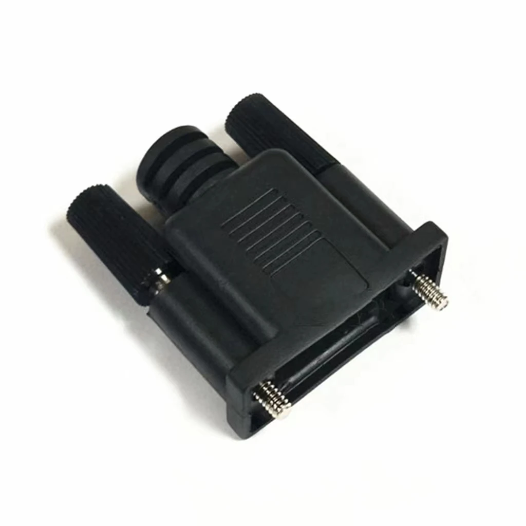 DB9 shell  2W2 2w2 5W1 1W1 injection molding integrated D-SUB black shell