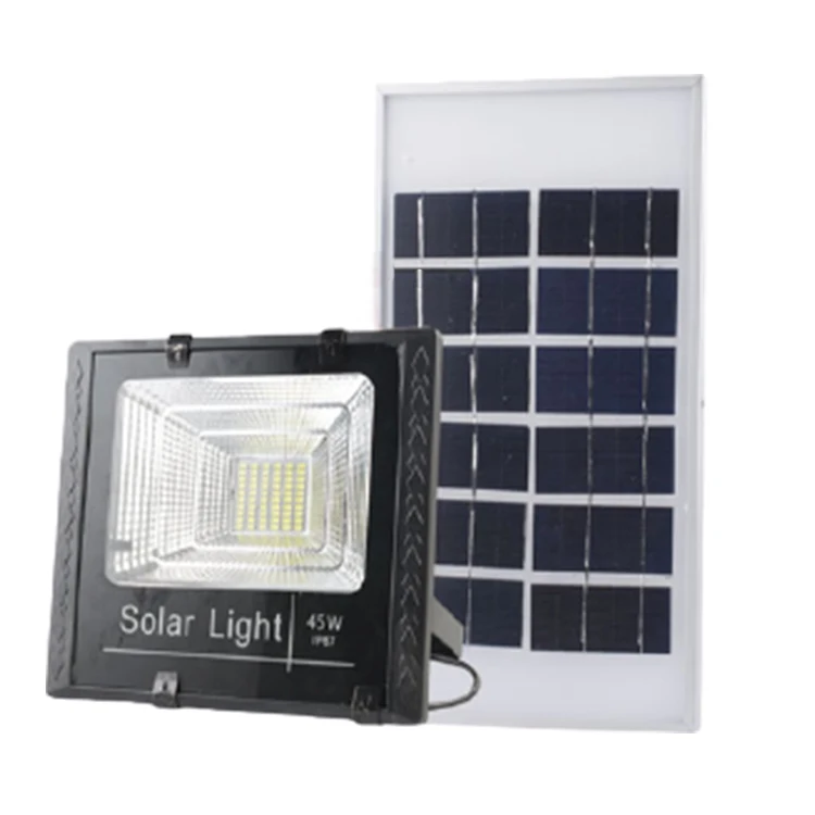 Best selling 45 watts high quality spotlight outdoor waterproof led hikeren solar flood light