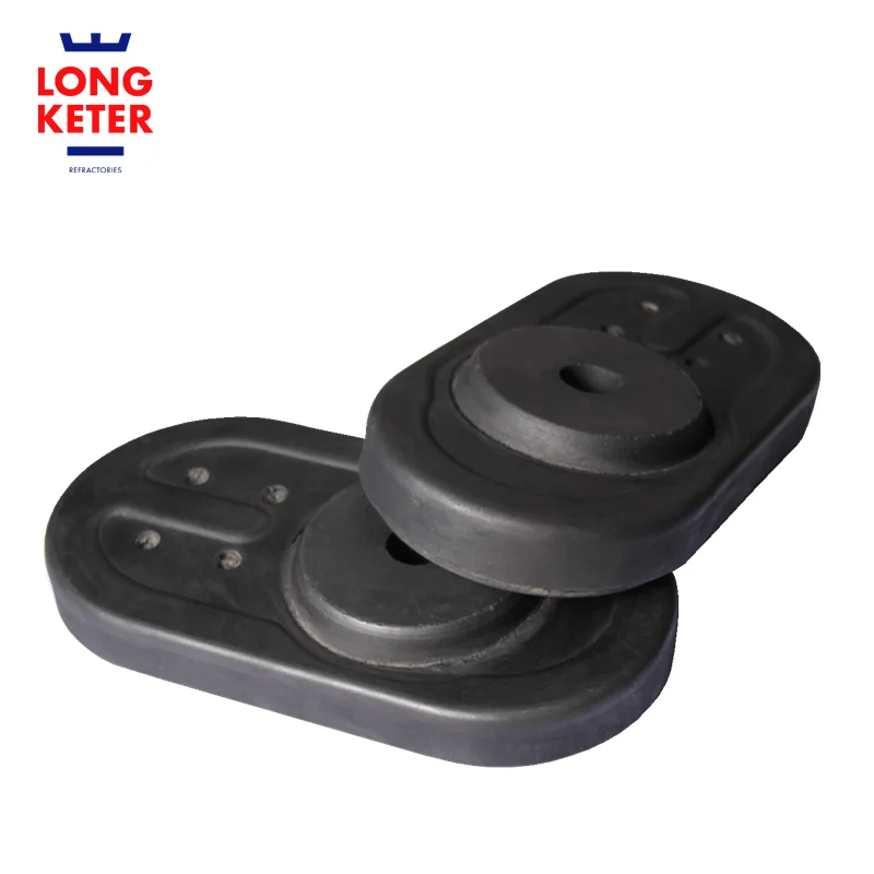 1 QC System Refractory Ladle Slide Gate Plate Complete Set of Upper and Lower Nozzle Slide Plate