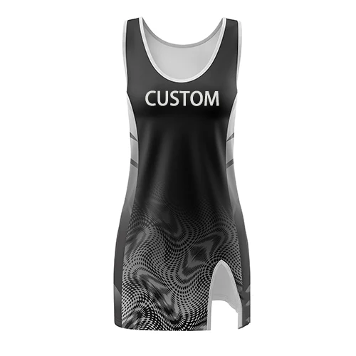 Custom Synthetic Netball Netball Uniforms Black Wear Medal Rubber Ball Cheap Netball Dress