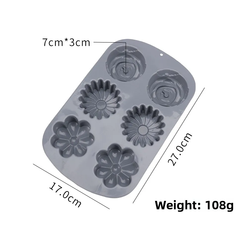 Silicone Muffin Cup and Baking Mold for Chocolate Pudding Jelly Mousse Cake Baking Tools manufacture