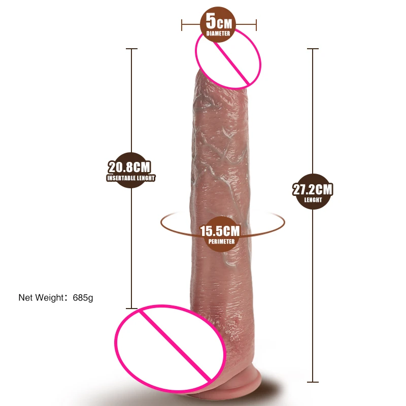 Remote Vibration Heated Rubber Pene 10.7inch Big Dildo Masturbators Juguetes Sexuales Dildos Toys Sex Adult for Women