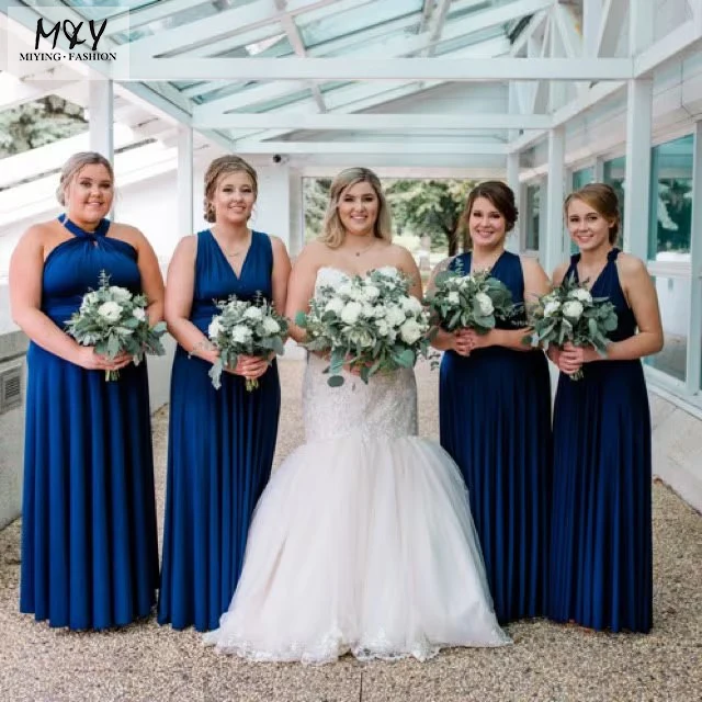 navy multiway bridesmaid dress Buy Navy Blue Infinity Dress, Multiway Dress main image 1
