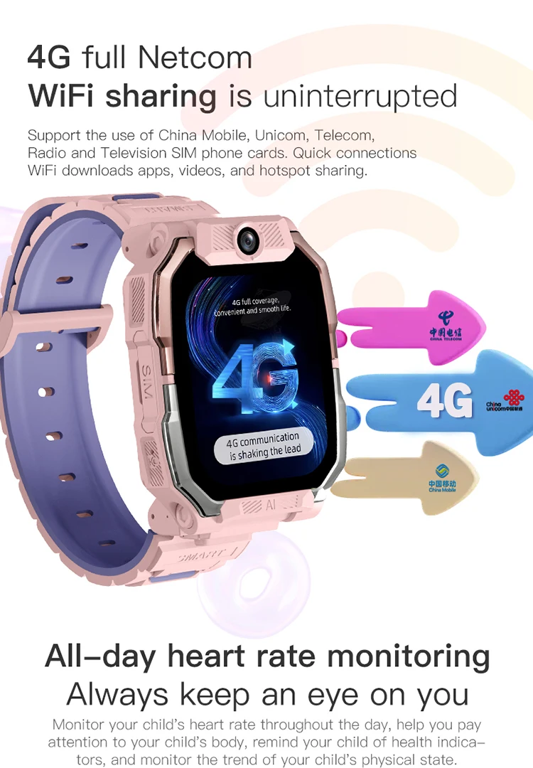 Gps Tracker Smart Watch 4g Wifi Hotspot HW-Z10 Smart Watch For