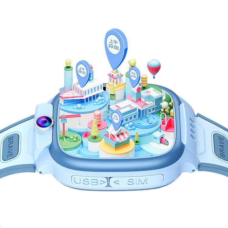 Y66 Kids Smart Watch 4G Sim Card HD Video Call Wifi Position Location Tracker SOS LBS Children Kids GPS Smartwatch Y66