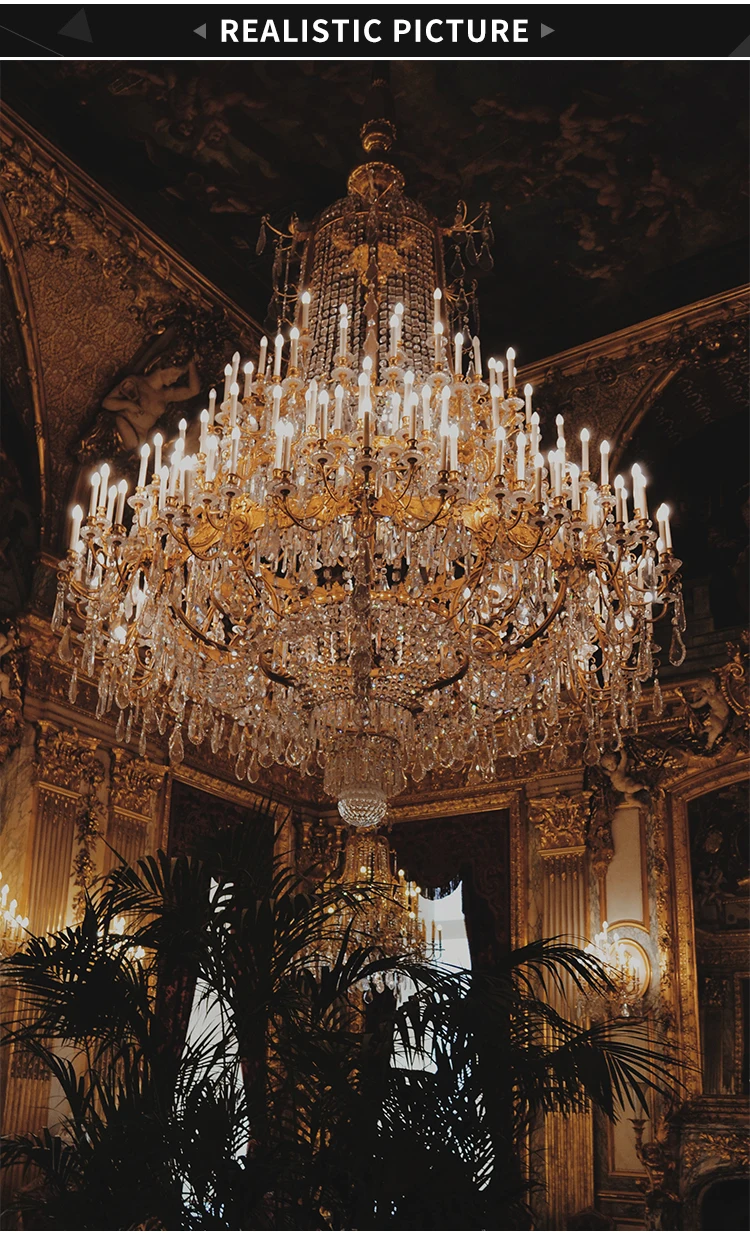 Maria Chandeliers Luxury Crystal Chandelier Lighting Gold Interior ...