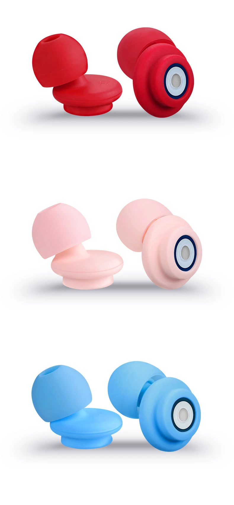 Custom Logo Noise Reduction Ear Plugs Sleep Filters High Fidelity