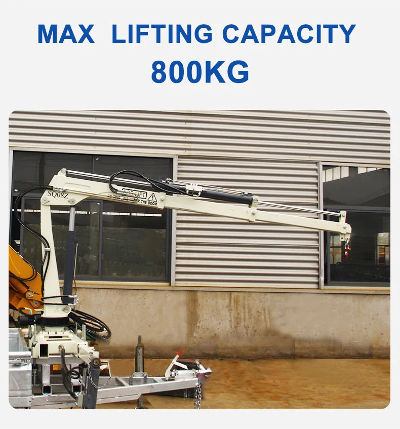 China Bob-lift Cranes Supplier 500kg 800kg 1200kg Mini Crane 3/4/5 ...