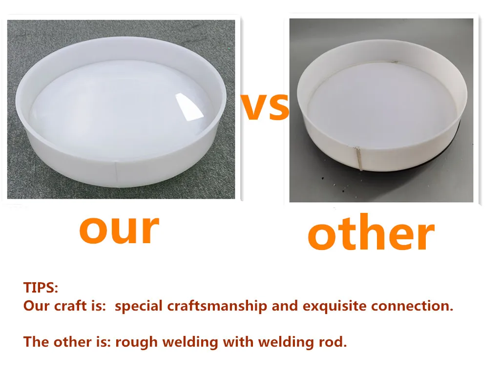 HDPE Molds for River Table Epoxy Resin Round Silicone Mold Coffee Table Customize Plus Large Size
