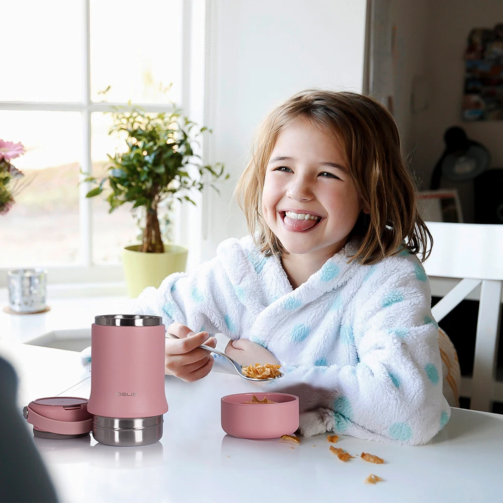 Thermos Food Jars Set Bpa Free Stainless Steel Insulated Food Flask For