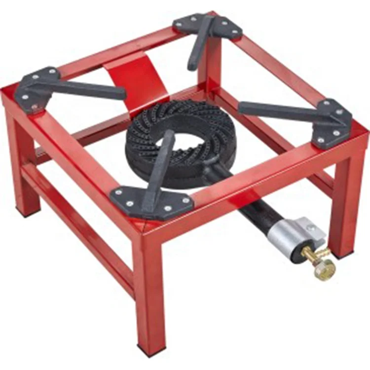 High Quality Iron square Double burner Outdoor Gas Stove