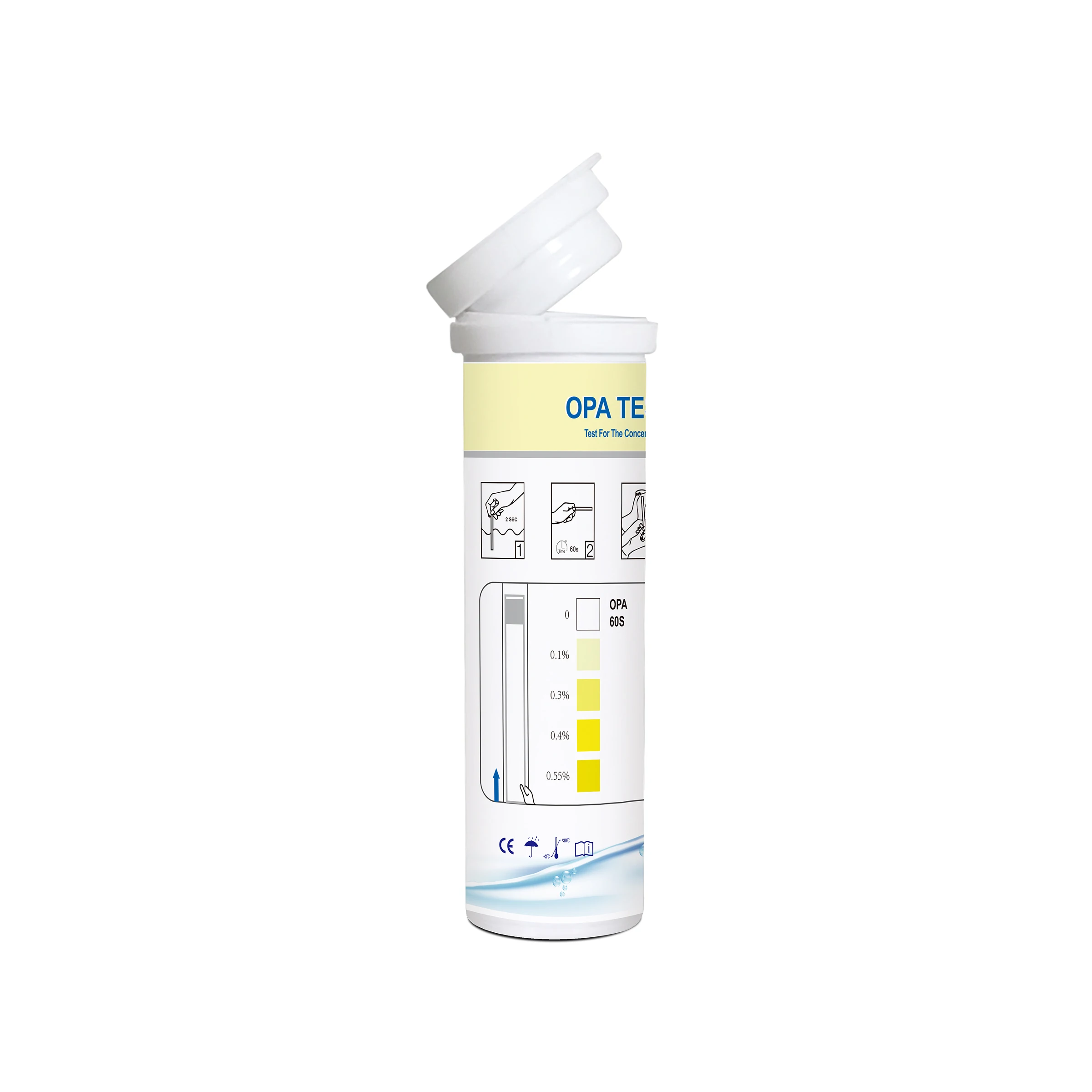 OPA Solution Concentration Test Strips for Disinfectants and Sterilants