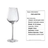 335ML-Striped Crystal Cup