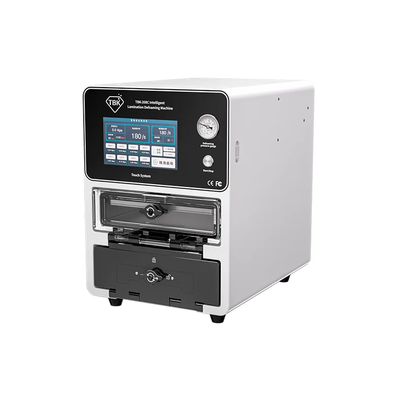 TBK 208C Mobile Phone Precise Laminating Machine OCA Laminating Defoaming Mini Laminator Screen Repair