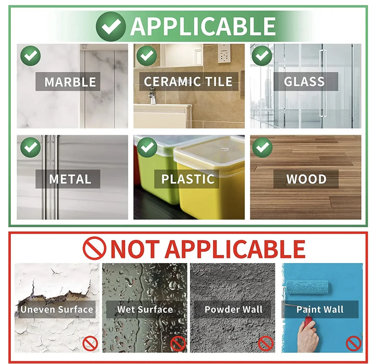 Acrylic Double Sided Adhesive Reusable Washable Traceless Multifunctional Transparent Nano Tape