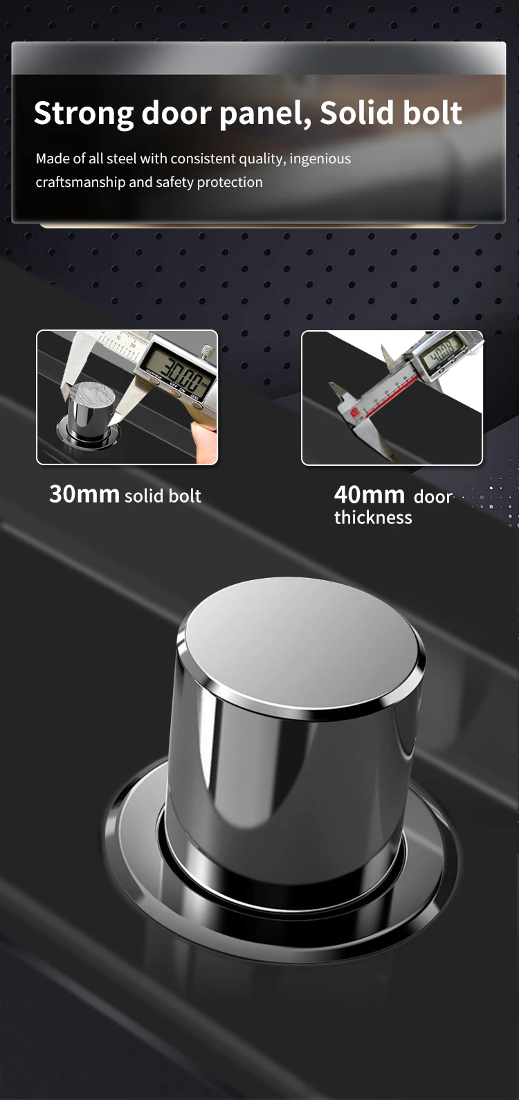 CEQSAFE China Supplier Top Quality Fire Proof Safe Box Used for Home Large Safe Box details