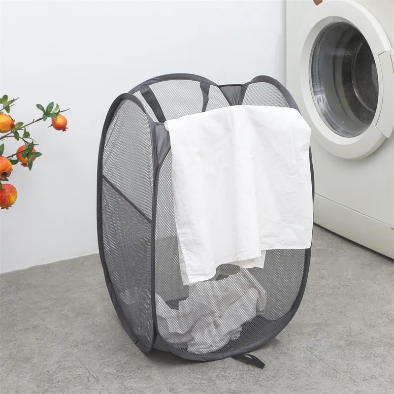 Hyb Oem-cesta De Ropa Para El Hogar,Malla Moderna Portátil Para La Colada -  Buy Cuarto De Baño Cesta De Lavandería,De Lavandería De Malla  Cesta,Cuadrado De La Boca Cesta De Lavandería Product on