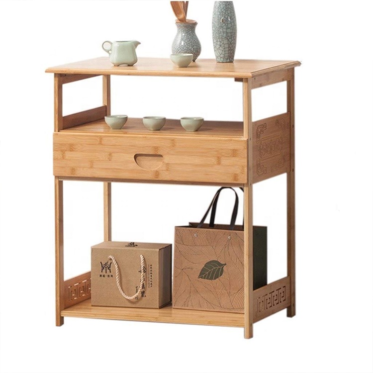 Кофейный столик, диван, бамбуковый боковой столик, домашний будильник, прикроватный столик для гостиной, балкона, квадратный