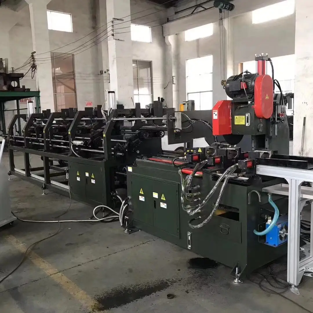 Automatic CNC Pipe Tube Cutting Machine with Automatic Feeding and Loading Square Oval L-profile Pipe Cutting Machine
