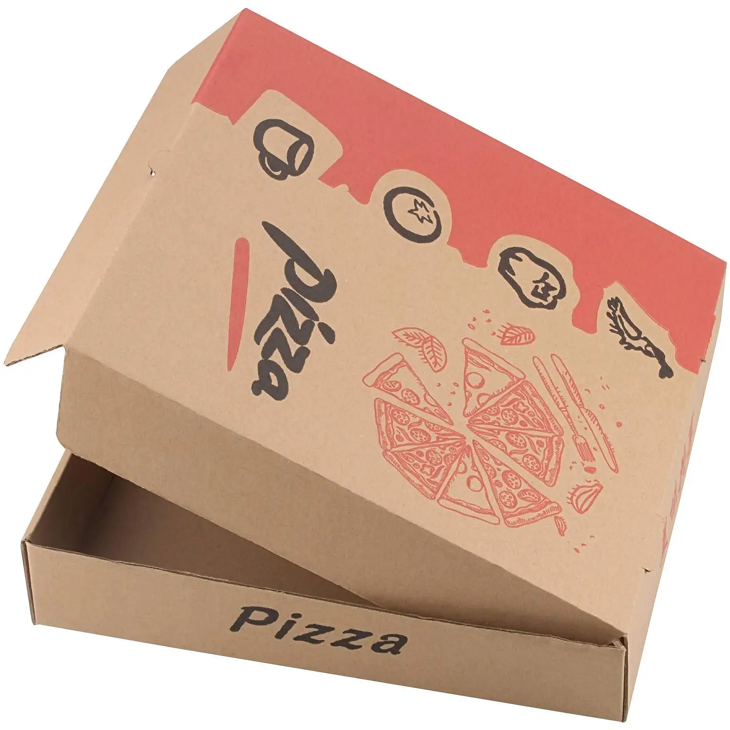 Printed Corrugated Pizza Box