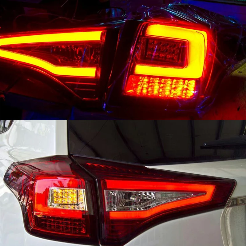 Labworkauto Driver Side Tail Light For 2013-2015 Toyota RAV4 - Halogen, Clear Lens