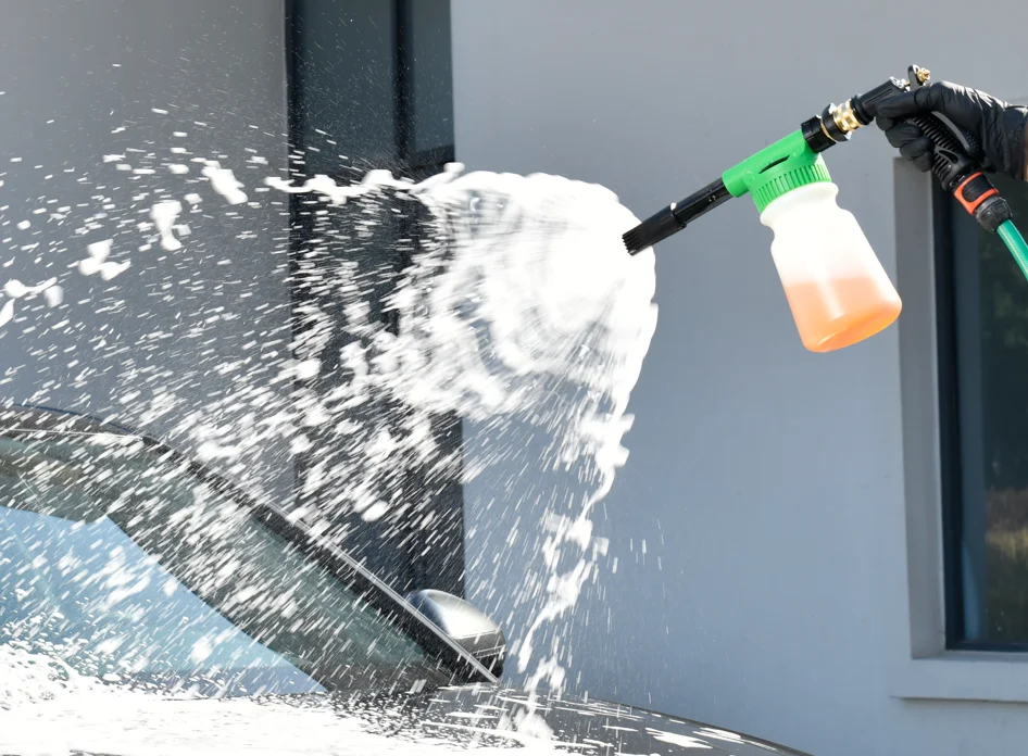 Heavy Duty Snow Foaming Cannon For Hose Car Wash Foamer Low Pressure