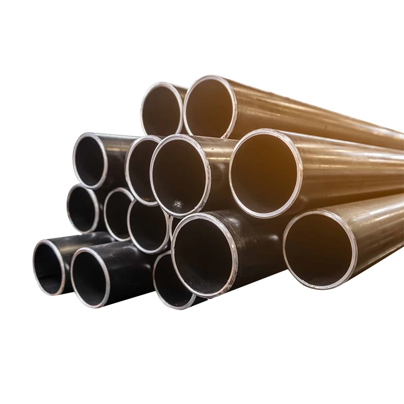 Q195 Q345 ST37 ST35 MS Hot-Rolled Seamless round Square Pipes 12m Length ISO9001 Certified for Drill Oil Structure Applications