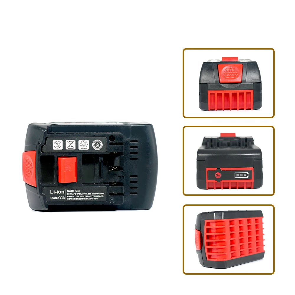 product high quality 18v power tool lithium battery replacement 25ah battery for bosch power tool electric drills replacemental-9
