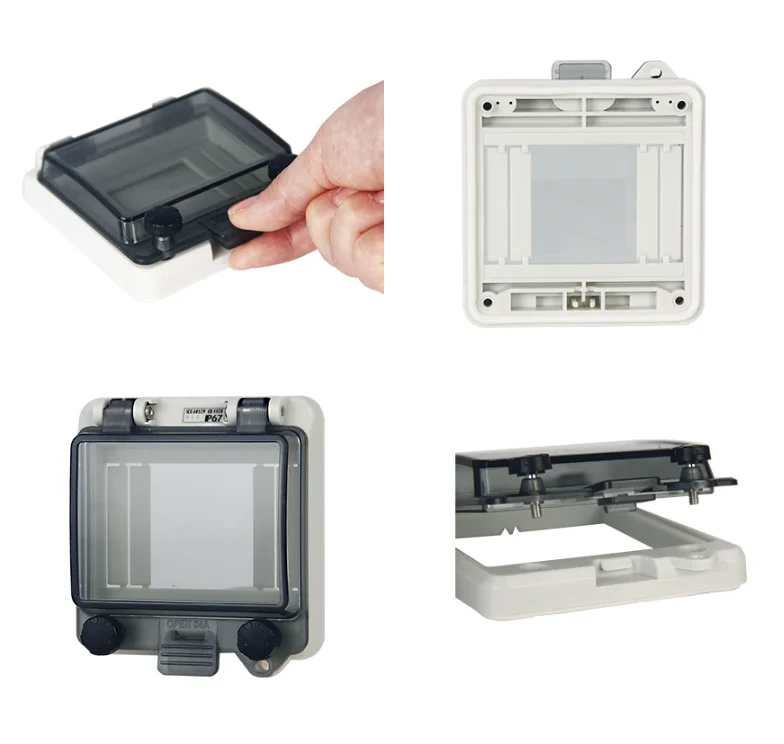 IP67 PC 2-18 Way Transparent Waterproof protection Distribution Box Window Cover