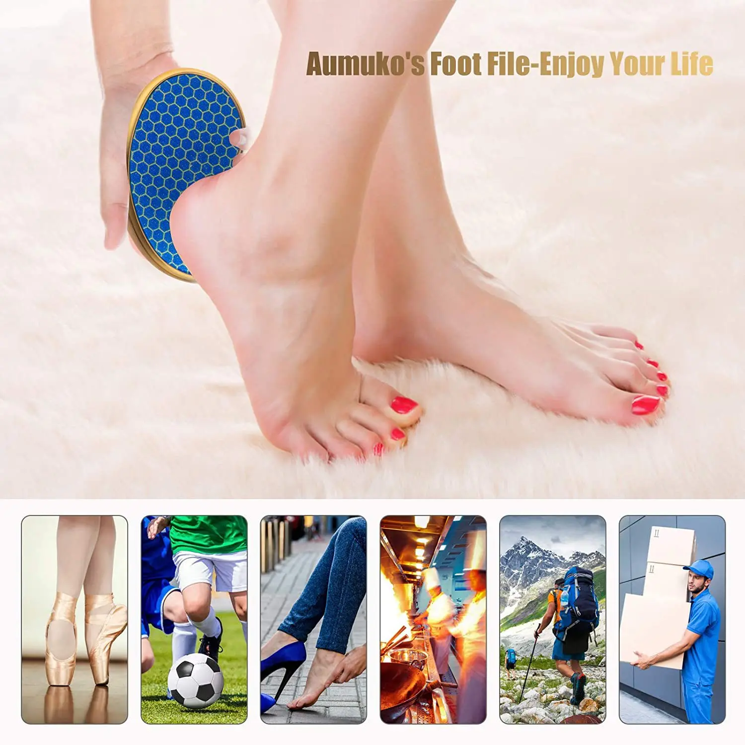 product factory made bare august glass foot file callus remover for fee glass foot file-6