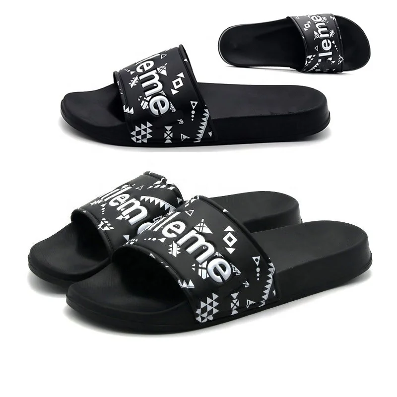 Source Original Design outdoor custom fashion slippers for men, custom logo  slides men's EVA slippers sandals on m.