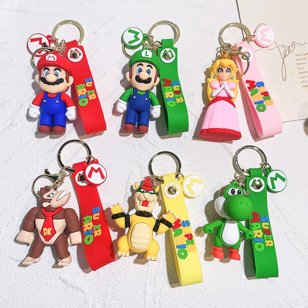 マリオシリーズ　キーホルダー大量 Amazon.co.jp: TLDXDOU アニメ スーパーマリヨッシーシリコン