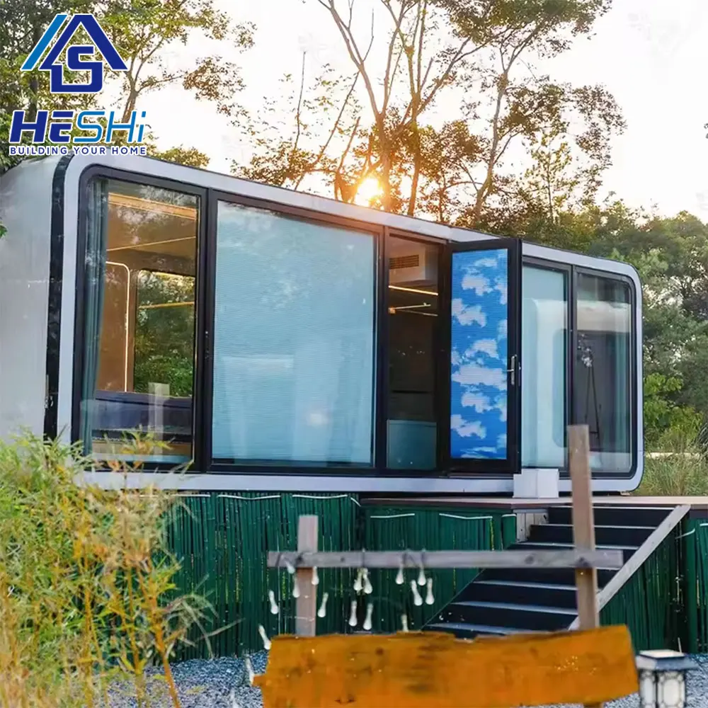 Large Prefab Modern Tiny Apple Cabin House Hurricane Proof ...