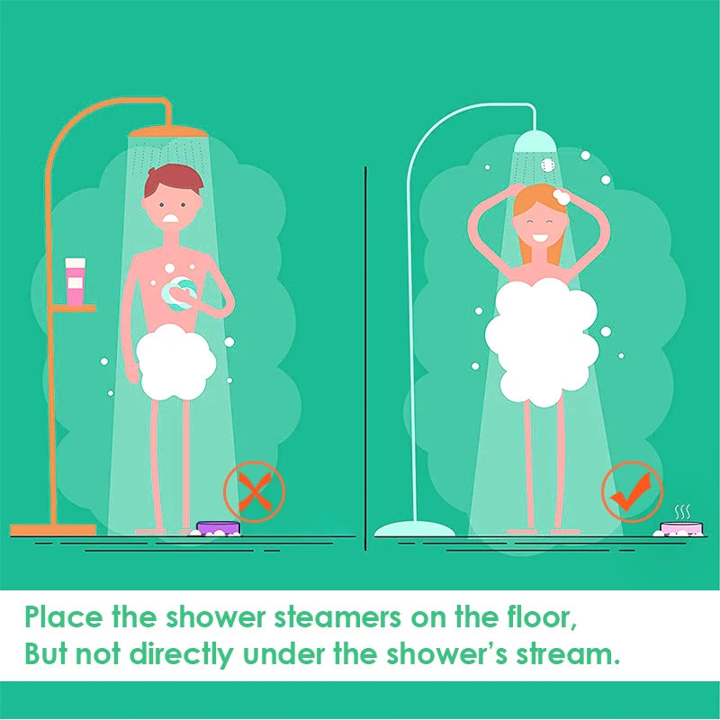 Aromatherapy Shower Tablets Longlasting Fragrance Bathing Steamers Unique Natural Scents For A