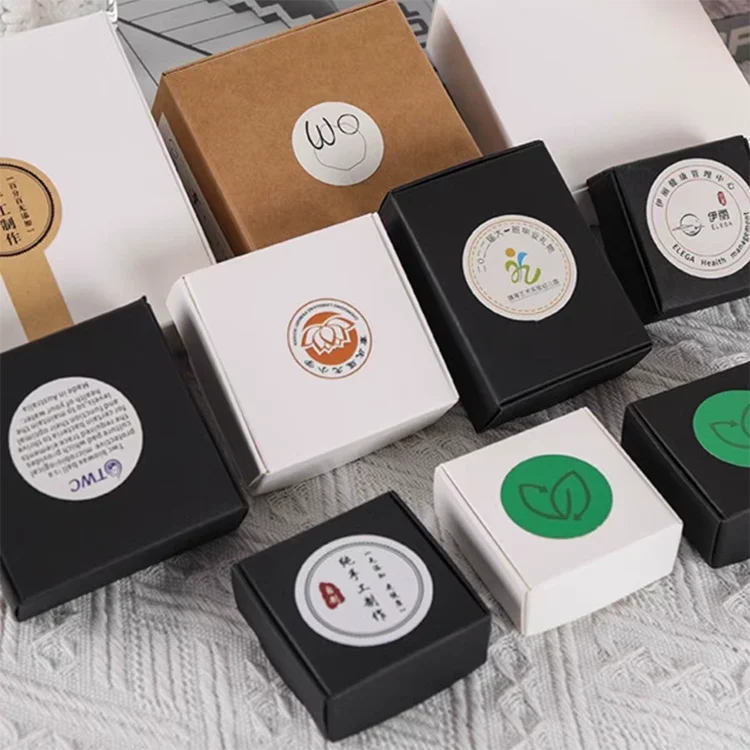 Premium Sustainable Transparent Paper bar Soap Packaging Customize Gift Box Liquid Packaging for Soap