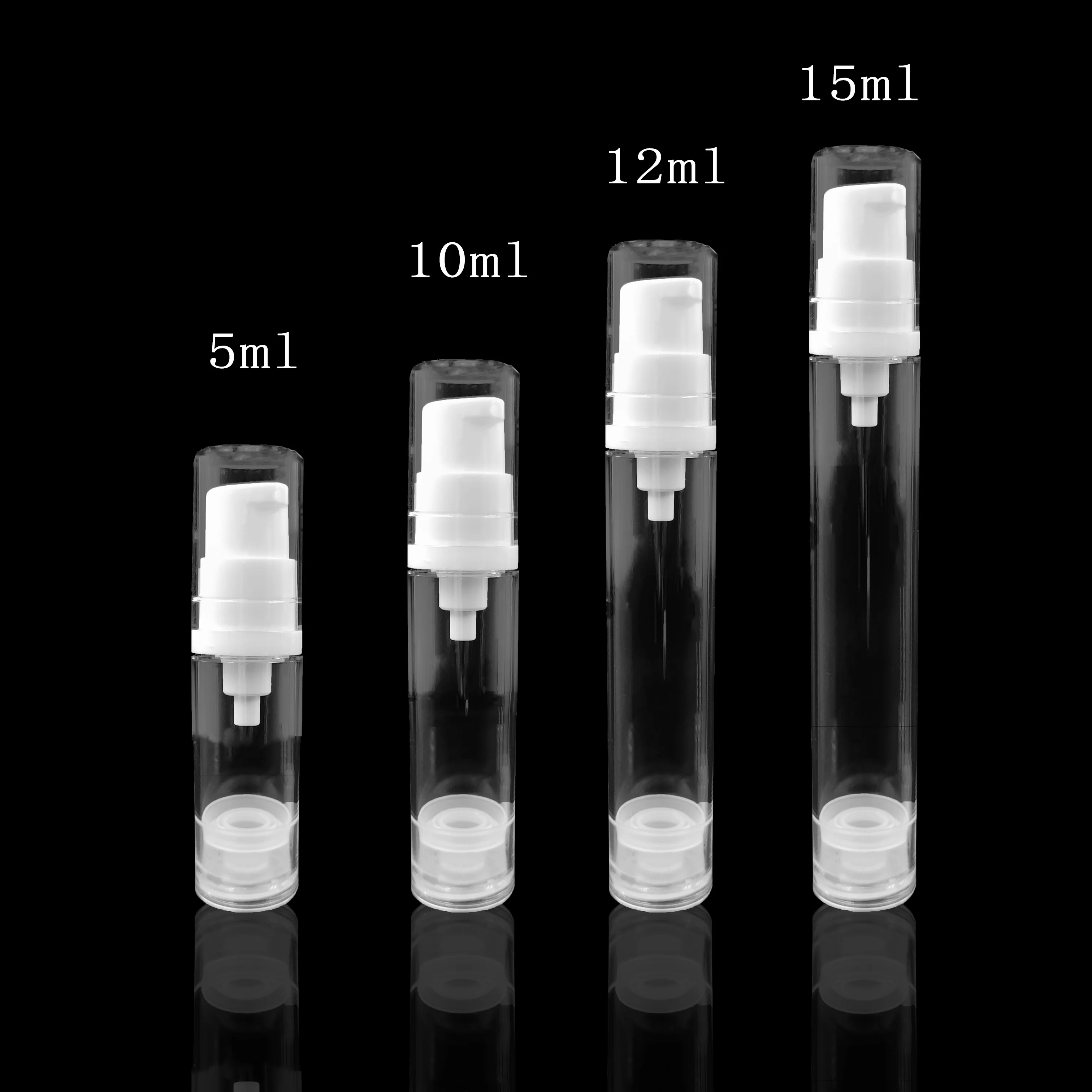 AS Airless bottle for cream/lotion of 15ml 30ml 50ml  customized professional manufacturer bill by yuyao