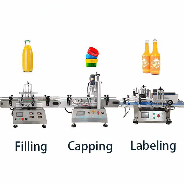 Desktop Automatic Small Volume Liquid Filling Machine Capping Machine ...