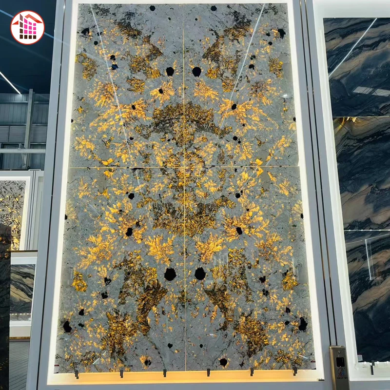 white crystal quartzite  translucent stone veneer hotel tile slabs white labradorite marble for background wall decorationall