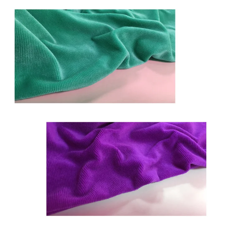 2 Вт-24 Вт пузырь вельветовые сопротивление разрыву CVC Белье хлопкового материала на основе спандекса, выполнено в цветовой гамме ткань джерси из плотной ткани для одежды куртка шапка скатерть диван занавес Подушка Fufu