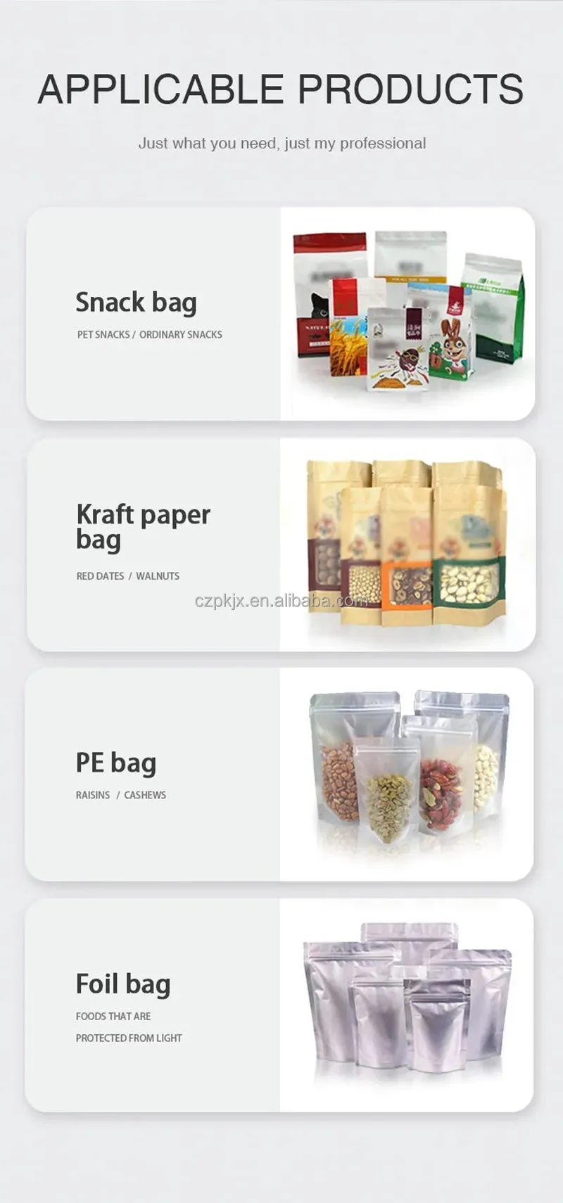 Horizontal Heat Plastic Bag Pouch Sealer Stand up Pouch Automatic ...