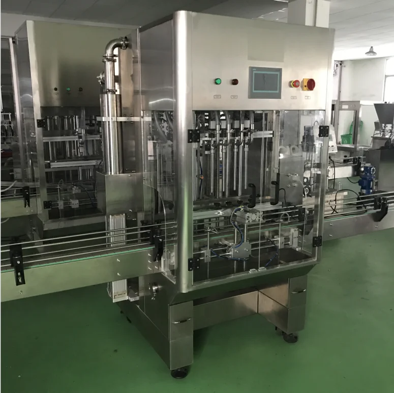 Suspension Automatic Filling Machine Syrups Filling Machine Liquid Detergent Production Line