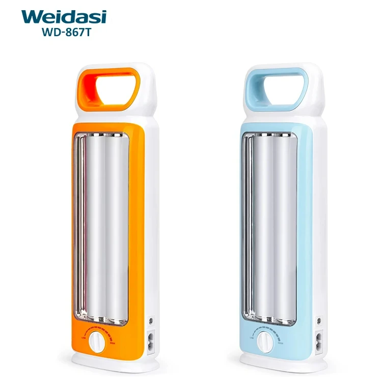 New Led Emergency Lamp Portable Rechargeable Emergency Light with Stepless Dimming Indoor Outdoor