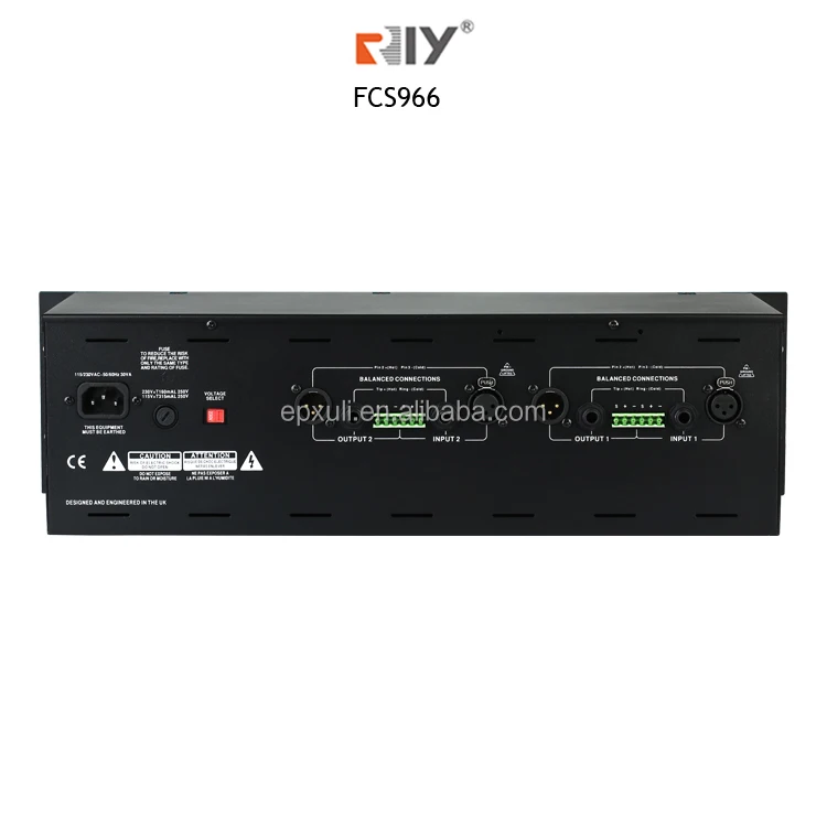 FCS966 Professional Audio Sound System Constant Karaoke Dj Amplifier Digital Graphic Equalizer
