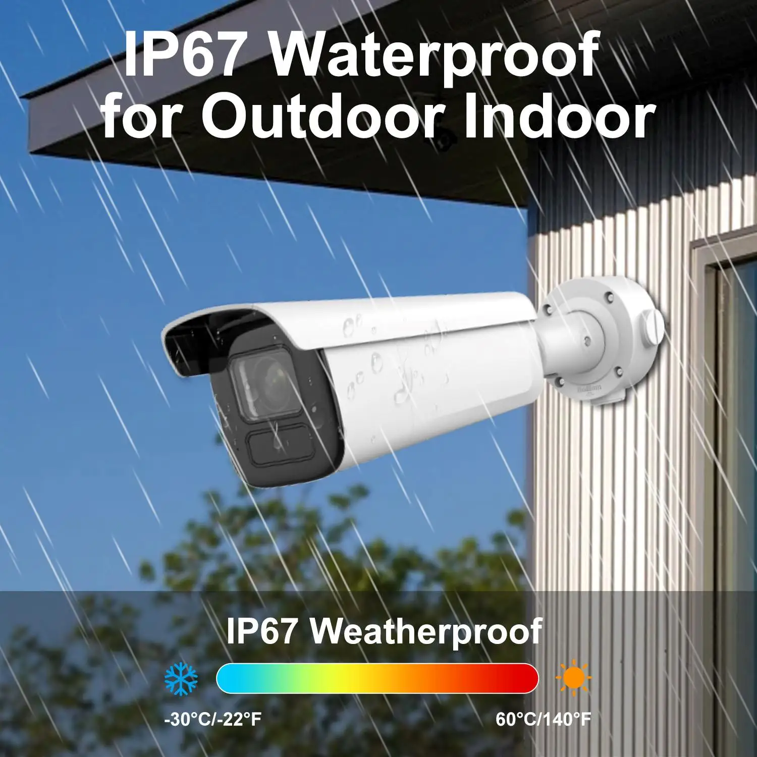 ANPVIZ 4MP POE Outdoor Bullet Security Camera