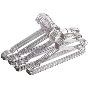 YOTO Luxury Clothes Hangers 40CM Wire Coat Hangers Stainless Steel Non Slip Heavy Duty Clothing Hangers