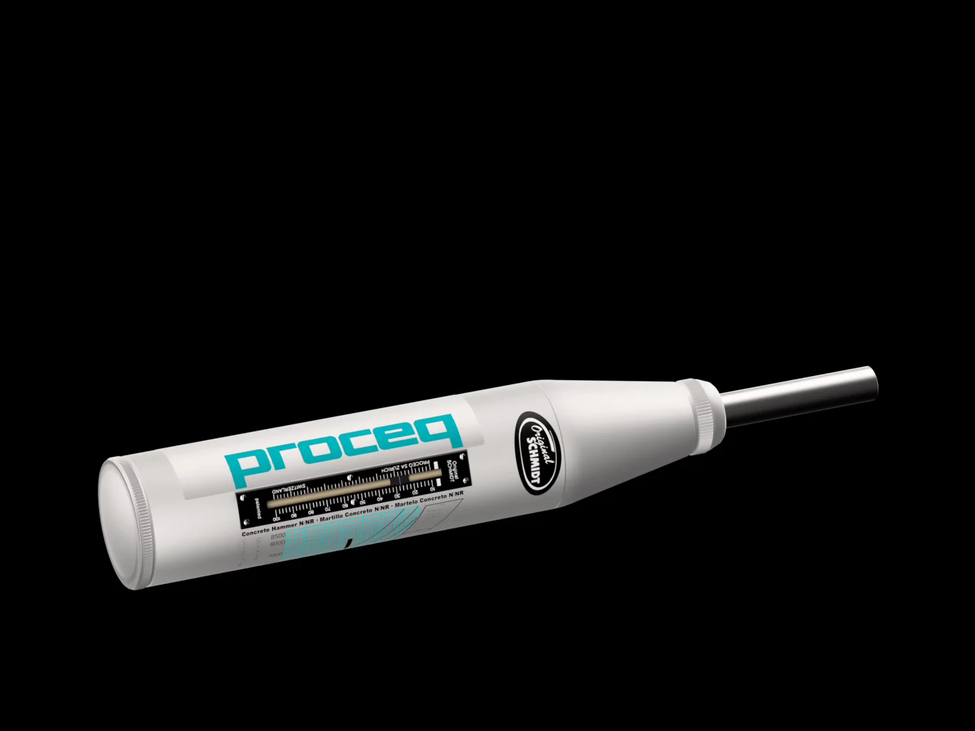 Proceq Original Schmidt Swiss Concrete Rebound Hammer with 1-Year Warranty for Testing Concrete Strength