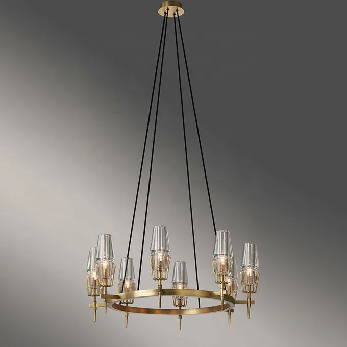Led decorative pendant light chandeliers ceiling luxury modern rustic chandelier ETL8910054