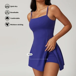 Custom Logo OEM Women's Golf Dress Breathable Quick Dry 4-way Stretch Pleated Workout Activewear Golf Tennis Skirts